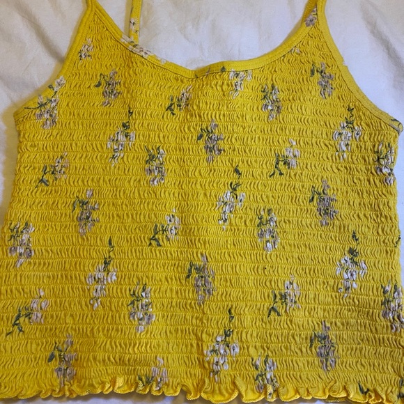 Hollister S floral tank top
